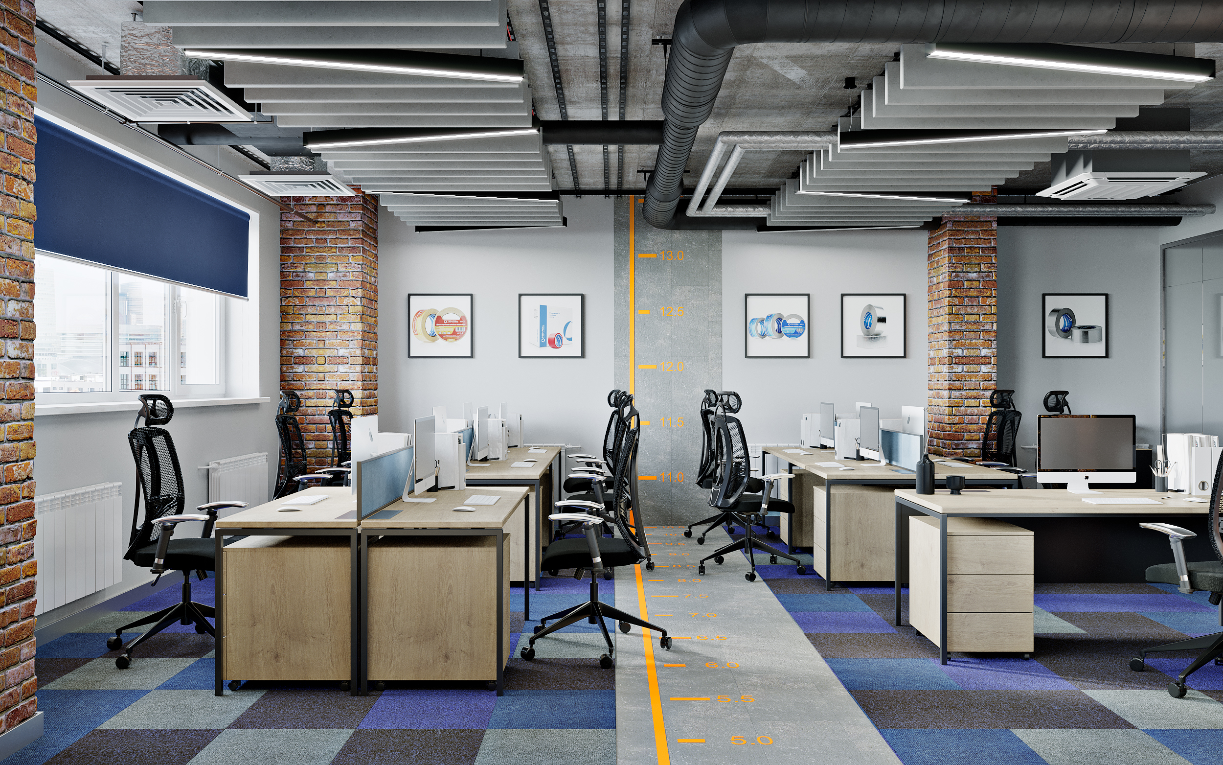 Дизайн офиса в современном стиле: цвета, декор, функциональность / Блог